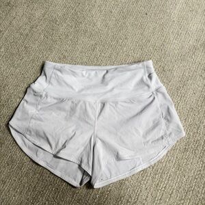 lululemon athletica White Athletic Shorts